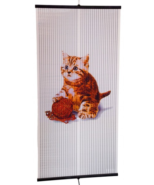 Poster calefactor modelo gatito