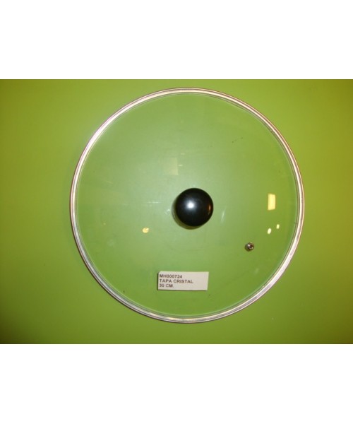 Tapa de vidrio de 30 cm de diámetro